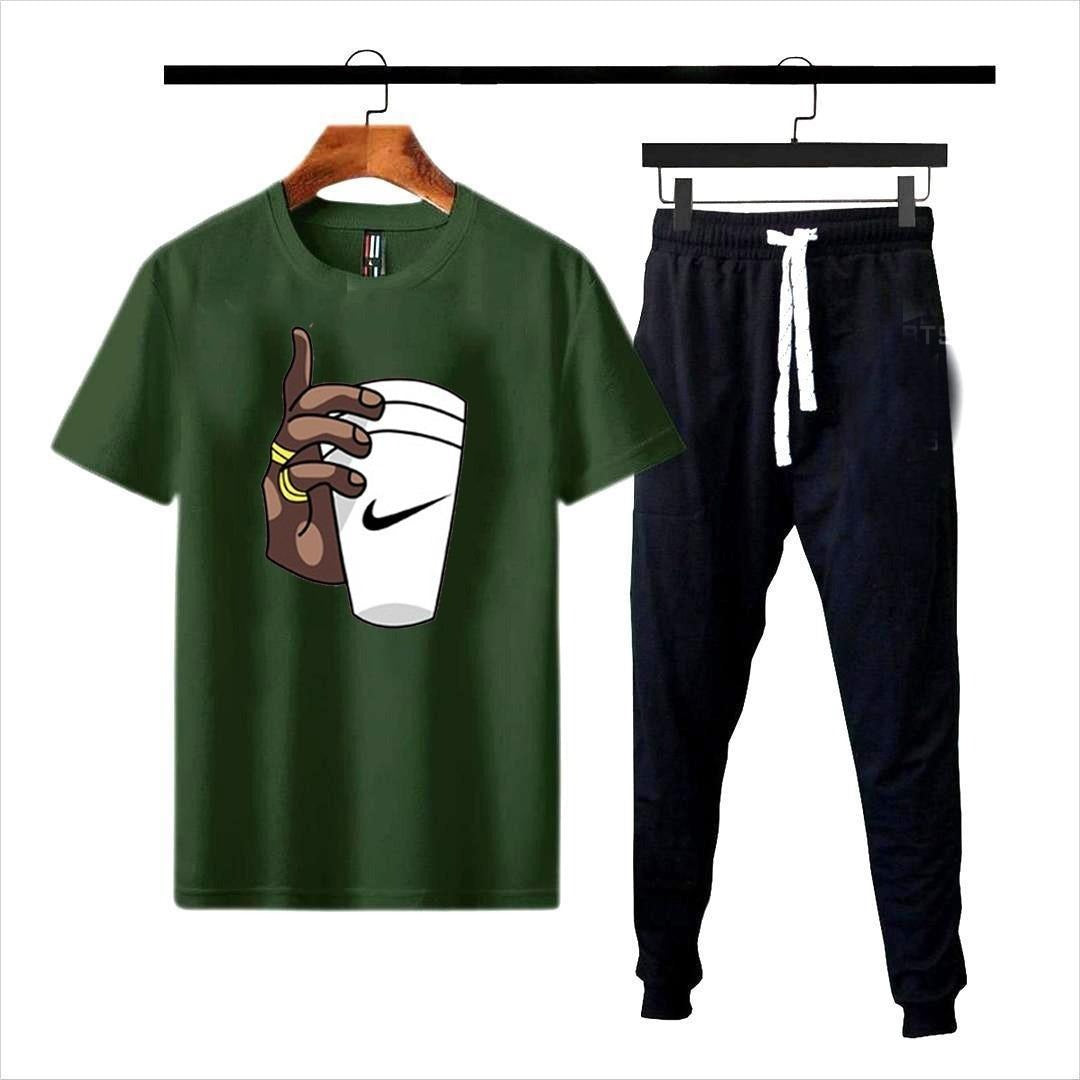 Premium Micro Men’s Tracksuit Cup Hand Print – Comfortable Sportswear | Gym & Workout Suit
